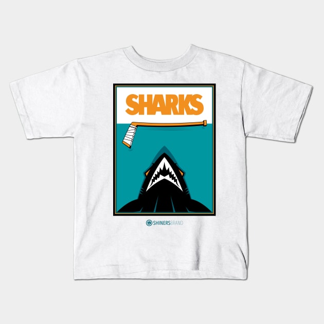 SJ Jaws Kids T-Shirt by shinersbrand